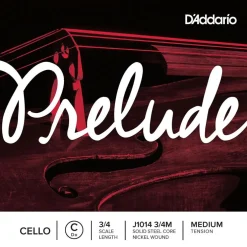 D'Addario Prelude Cello C String 3/4 Size