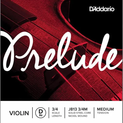 D'Addario Prelude Violin D String 3/4 Size