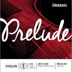 D'Addario Prelude Violin E String 4/4 Size Medium