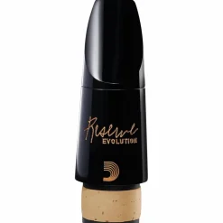 D'Addario Woodwinds Reserve Evolution Mouthpieces - Bb Clarinet - E 1.08mm, Medium-Long Facing, European Pitch 442Hz 1.08 mm Black
