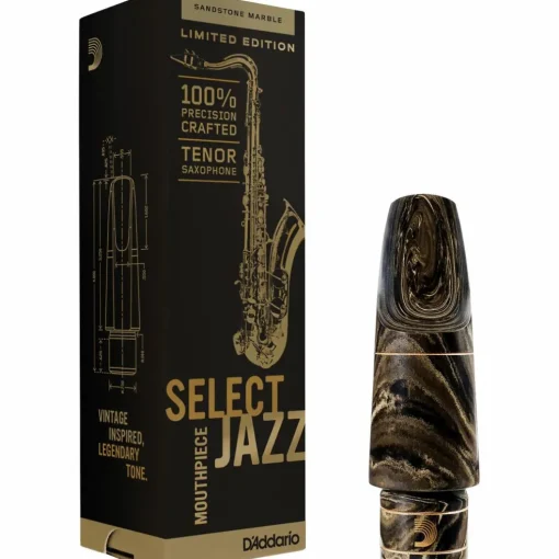 D'Addario Woodwinds Select Jazz Marble Tenor Saxophone Mouthpiece 6