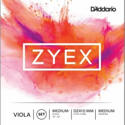 D'Addario Zyex 4/4 Viola String Set Medium Scale Medium