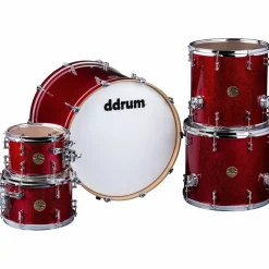 ddrum Dios 5-Piece Shell Pack Cherry Red Sparkle