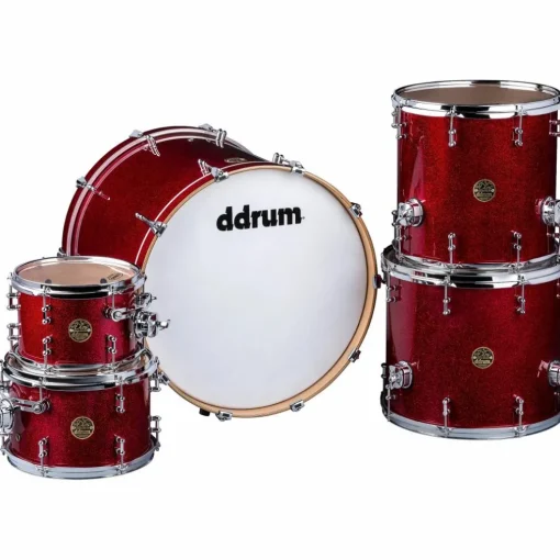 ddrum Dios 5-Piece Shell Pack Cherry Red Sparkle