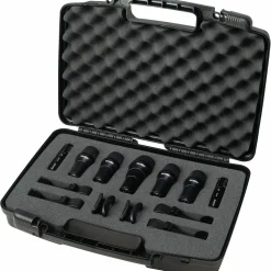 Digital Reference DRDK7 7-Piece Drum Mic Kit Cable and Stand Package