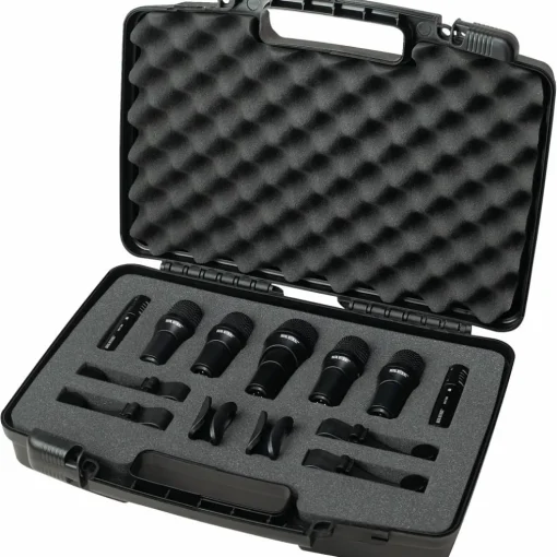 Digital Reference DRDK7 7-Piece Drum Mic Kit Cable and Stand Package