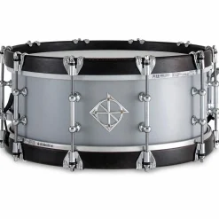 Dixon Artisan Equator Wenge Wood Hoop Snare Drum 14 x 5.5 in. Satin Cool Grey