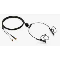 DPA Microphones 4560 CORE Binaural Headset, Normal SPL, Black, MicroDot