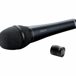 DPA Microphones d:facto 4018V Softboost Supercardioid Mic, Wired DPA Handle, Black