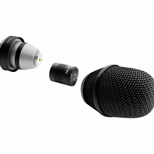 DPA Microphones d:facto 4018V Softboost Supercardioid Mic, SE2-ew Adapter (Sennheiser 2000/6000/9000/evolution/D1), Black