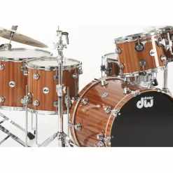 DW Collector's Series 5-Piece Lacquer Custom Shell Pack Mahogany/Maple with Chrome Hardware