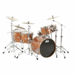 DW Collector's Series 5-Piece Lacquer Custom Shell Pack Mahogany/Maple with Chrome Hardware