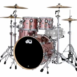 DW Collectors Series 4-Piece SSC Maple Shell Pack With Chrome Hardware Rose Copper