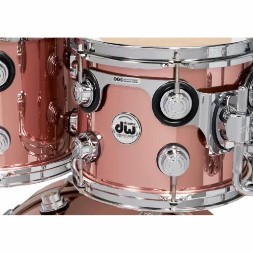 DW Collectors Series 4-Piece SSC Maple Shell Pack With Chrome Hardware Rose Copper