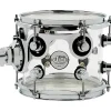 DW Design Series Acrylic Tom With Chrome Hardware 8 x 7 in. Clear