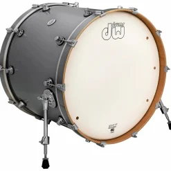 DW Design Series Bass Drum 22 x 18 in. Steel Gray