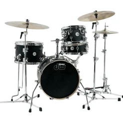 DW Design Series Mini-Pro 4-Piece Shell Pack With 16" Bass Drum Satin Black