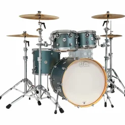 DW Design Series 4-Piece Shell Pack Satin Sage Metallic
