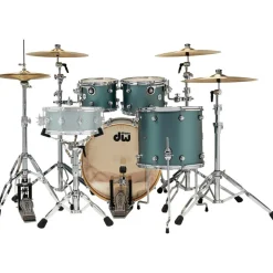 DW Design Series 4-Piece Shell Pack Satin Sage Metallic