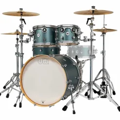 DW Design Series 4-Piece Shell Pack Satin Sage Metallic