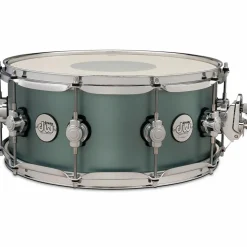 DW Design Series Snare Drum 14 x 6 in. Satin Sage Metallic
