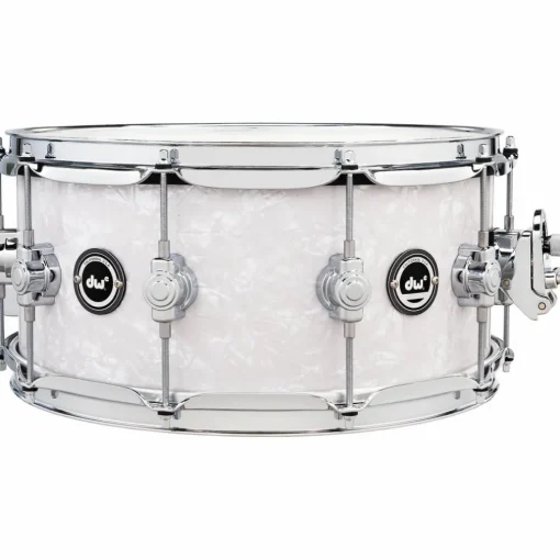 DW DWe Wireless Acoustic/Electronic Convertible Snare Drum 14 x 6.5 in. Finish Ply White Marine Pearl