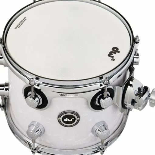 DW DWe Wireless Acoustic/Electronic Convertible Tom with STM 10 x 8 in. Finish Ply White Marine Pearl