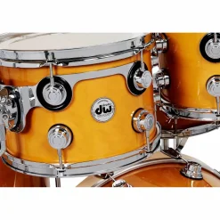 DW 5-Piece Collector's Series Santa Monica Shell Pack With Chrome Hardware Butterscotch