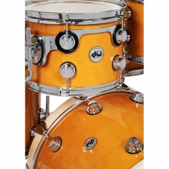 DW 6-Piece Collector's Series Santa Monica Shell Pack With Chrome Hardware Butterscotch