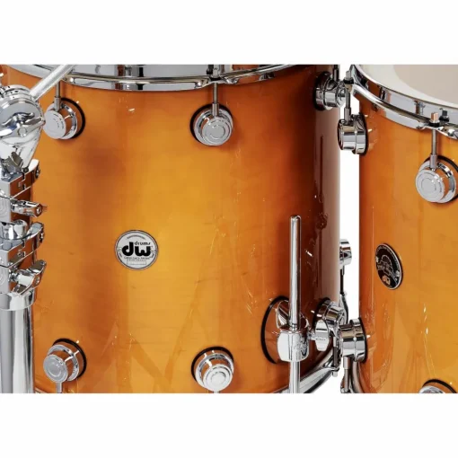 DW 5-Piece Collector's Series Santa Monica Shell Pack With Chrome Hardware Butterscotch