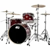 DW SSC Collector's Series 3-Piece FinishPly Shell Pack With Chrome Hardware Ruby Glass