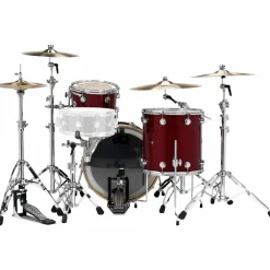 DW SSC Collector's Series 3-Piece FinishPly Shell Pack With Chrome Hardware Ruby Glass