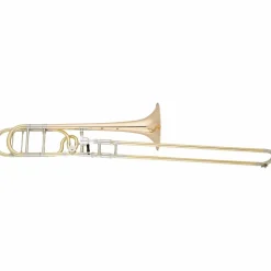 Eastman ETB828 Professional Series F-Attachment Trombone Lacquer Gold Brass Bell