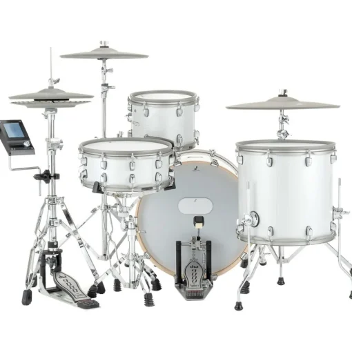 EFNOTE 7 Acoustic Designed Electronic Drum Set White Sparkle