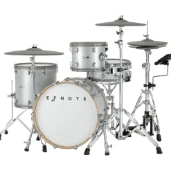 EFNOTE 7 Acoustic Designed Electronic Drum Set White Sparkle