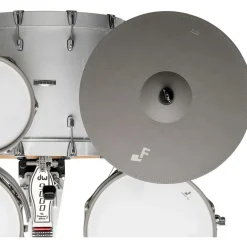 EFNOTE 7 Acoustic Designed Electronic Drum Set White Sparkle