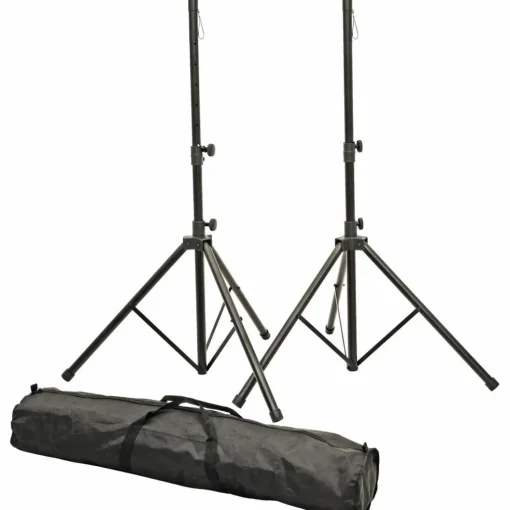 Electro-Voice ELX200-12P 12" Powered Speaker Pair With Stands and Power Strip