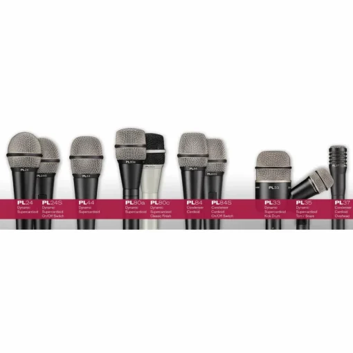 Electro-Voice PL80 Dynamic Microphone Standard Finish
