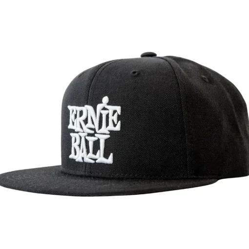Ernie Ball Black Cap w/ White Ernie Ball Logo