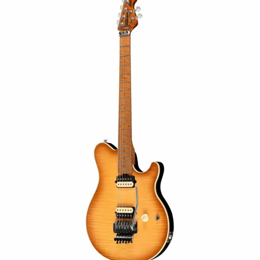 Ernie Ball Music Man Axis Flame Top (satin) Electric Guitar Honey Pot