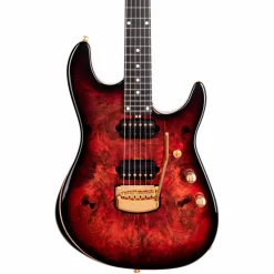 Ernie Ball Music Man Jason Richardson Artist Series Cutlass Electric Guitar Rorschach Red