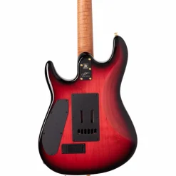 Ernie Ball Music Man Jason Richardson Artist Series Cutlass Electric Guitar Rorschach Red