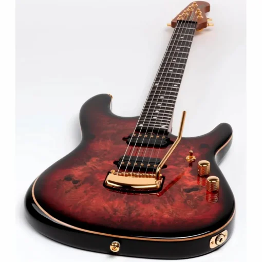 Ernie Ball Music Man Jason Richardson Artist Series Cutlass Electric Guitar Rorschach Red