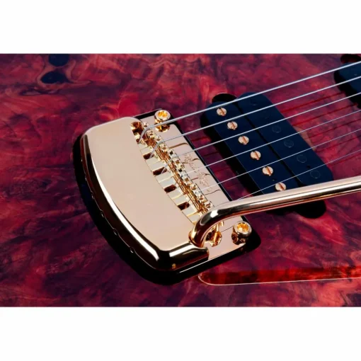 Ernie Ball Music Man Jason Richardson Artist Series Cutlass Electric Guitar Rorschach Red