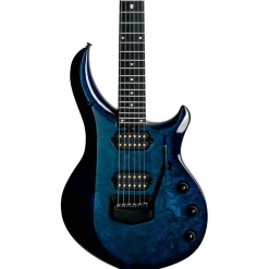 Ernie Ball Music Man John Petrucci BFR Majesty 6 Quilt Top Electric Guitar Blue Ink