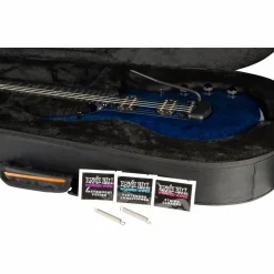 Ernie Ball Music Man John Petrucci BFR Majesty 6 Quilt Top Electric Guitar Blue Ink