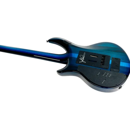 Ernie Ball Music Man John Petrucci BFR Majesty 6 Quilt Top Electric Guitar Blue Ink