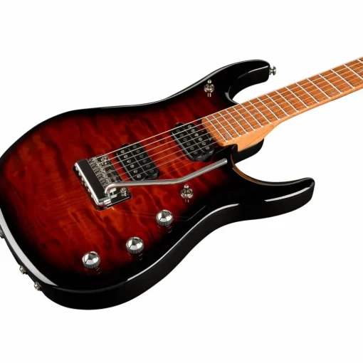Ernie Ball Music Man JP15 Quilted Maple Top Electric Guitar Tiger Eye