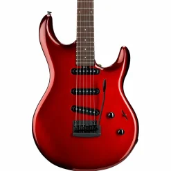Ernie Ball Music Man Luke 4 SSS Electric Guitar Scoville Red