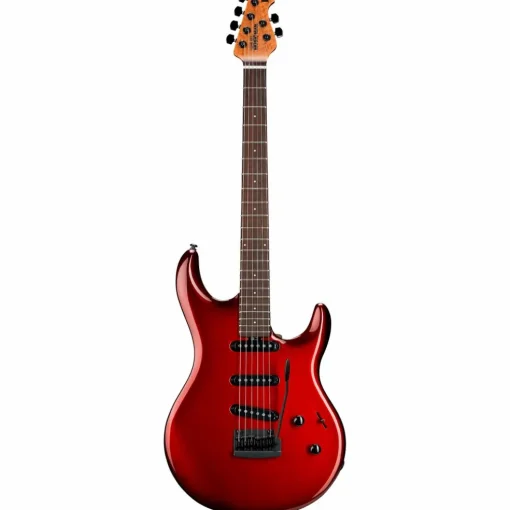 Ernie Ball Music Man Luke 4 SSS Electric Guitar Scoville Red